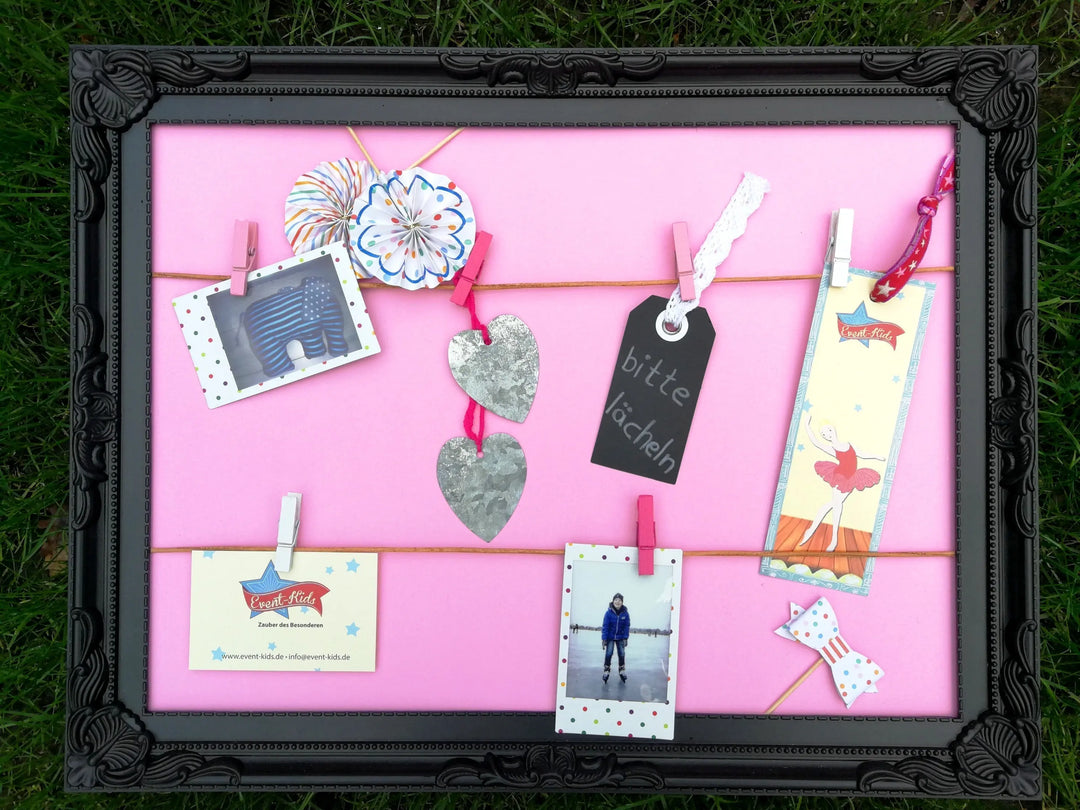 Bilderrahmen Pinwand Event Kids