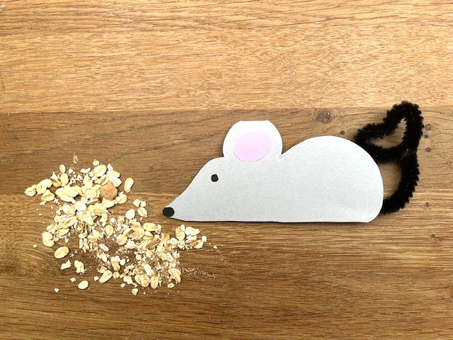 Maus Tischkarte oder Einladung