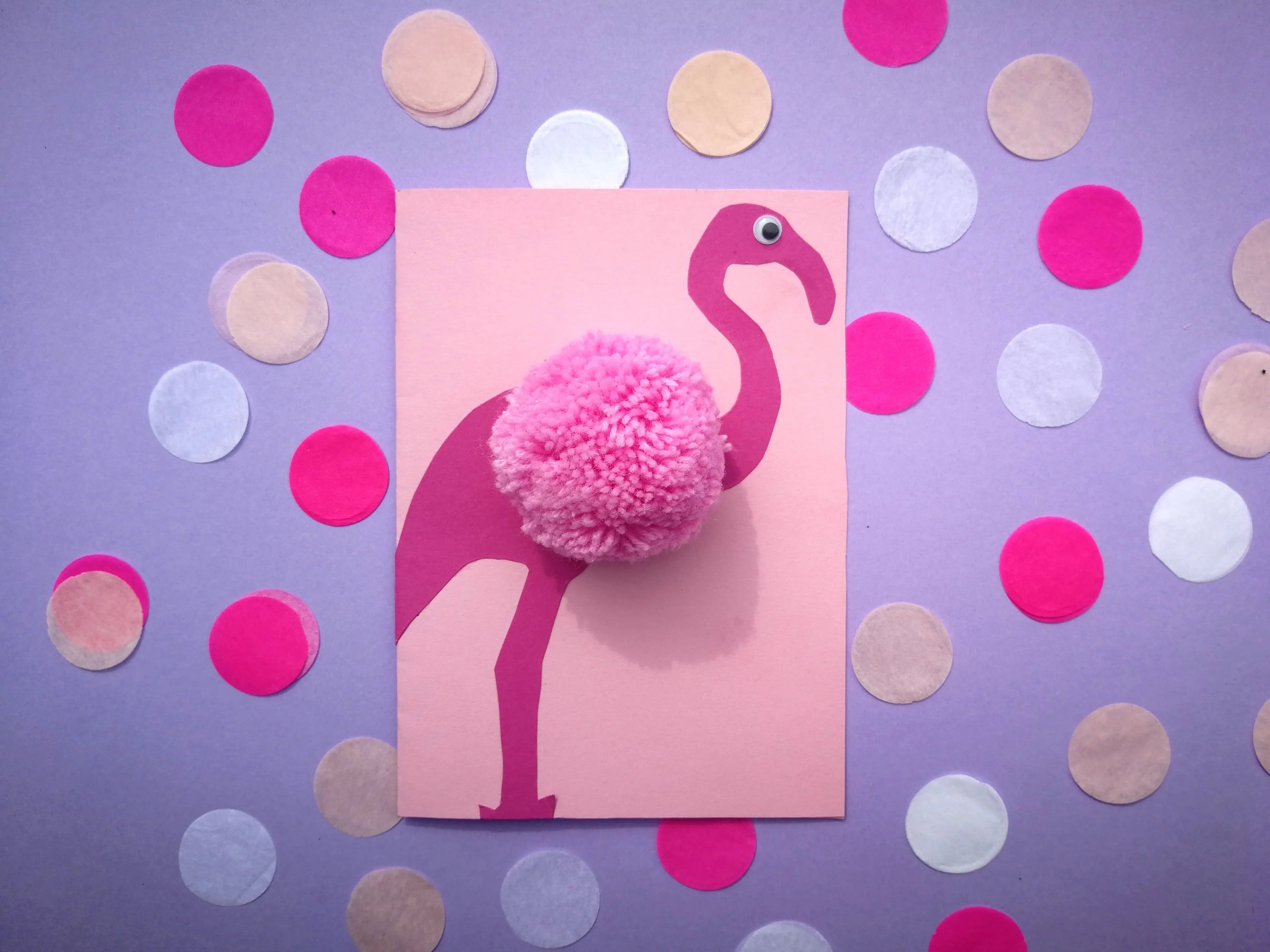 Flamingo Einladung Event Kids