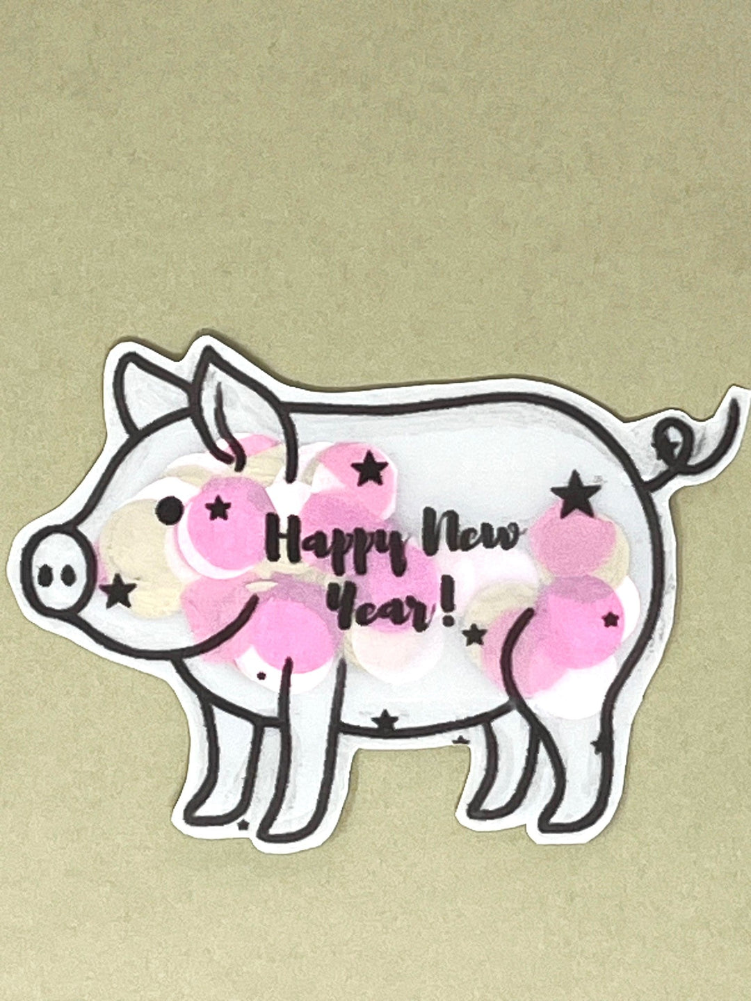 Konfetti Glücksschwein