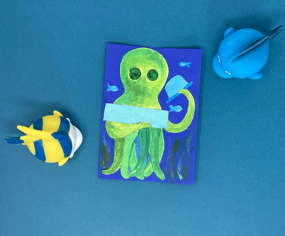 Oktopus Einladung Event Kids