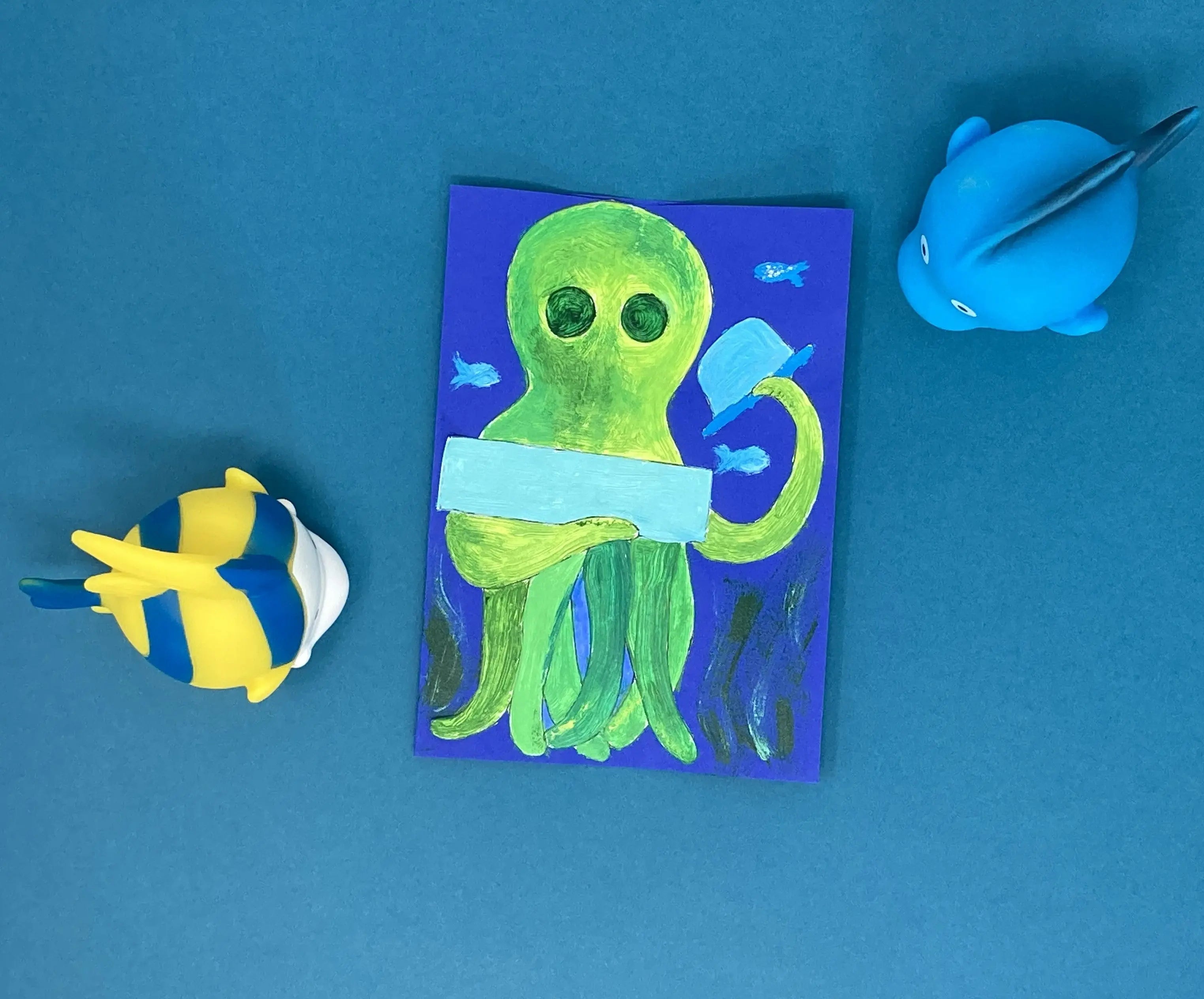 Oktopus Einladung Event Kids