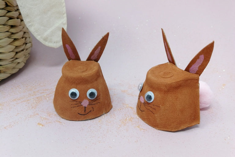 Osterhase aus Eierkarton