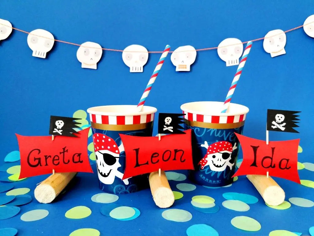 Piratenfloß Platzkarte Event Kids