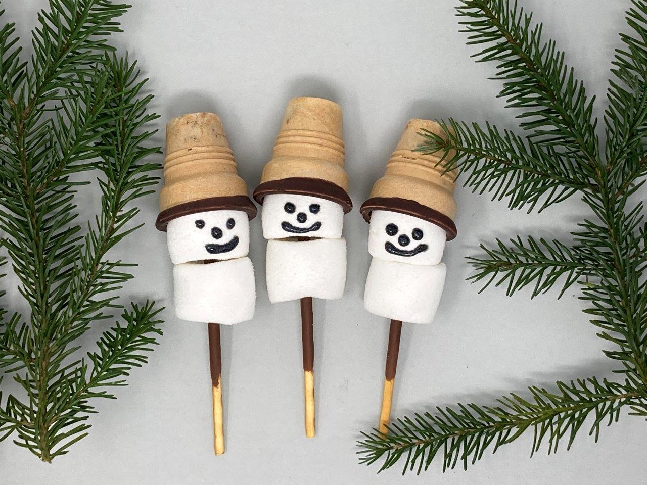 Marshmallow Schneemänner