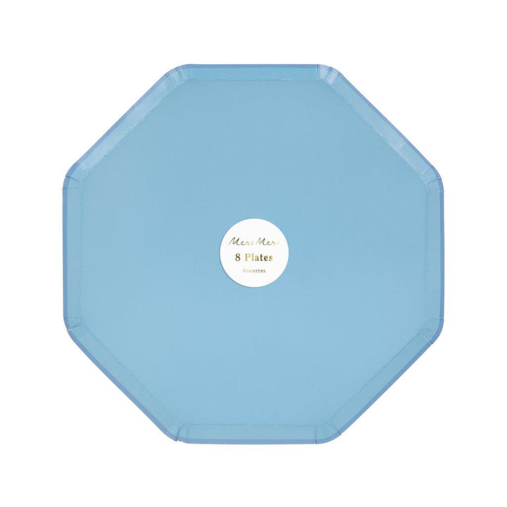 Cornflower Blue Pappteller klein