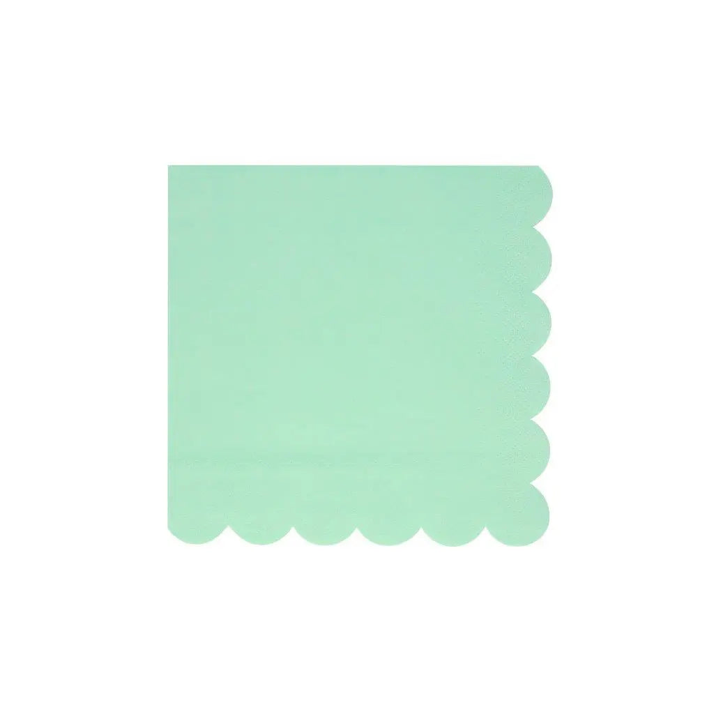 Sea Foam Green Servietten klein – Partyartikel Kindergeburtstag – Event Kids