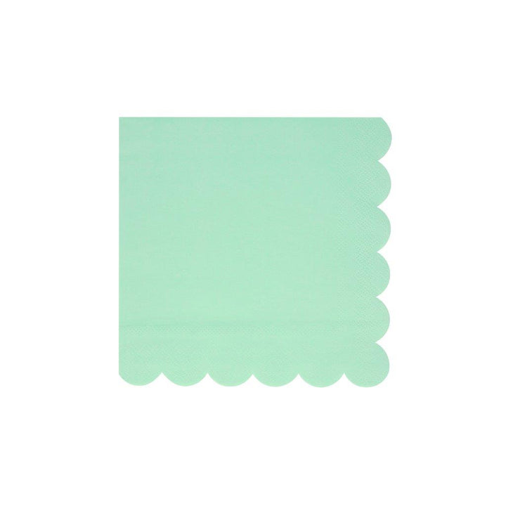 Sea Foam Green Servietten klein