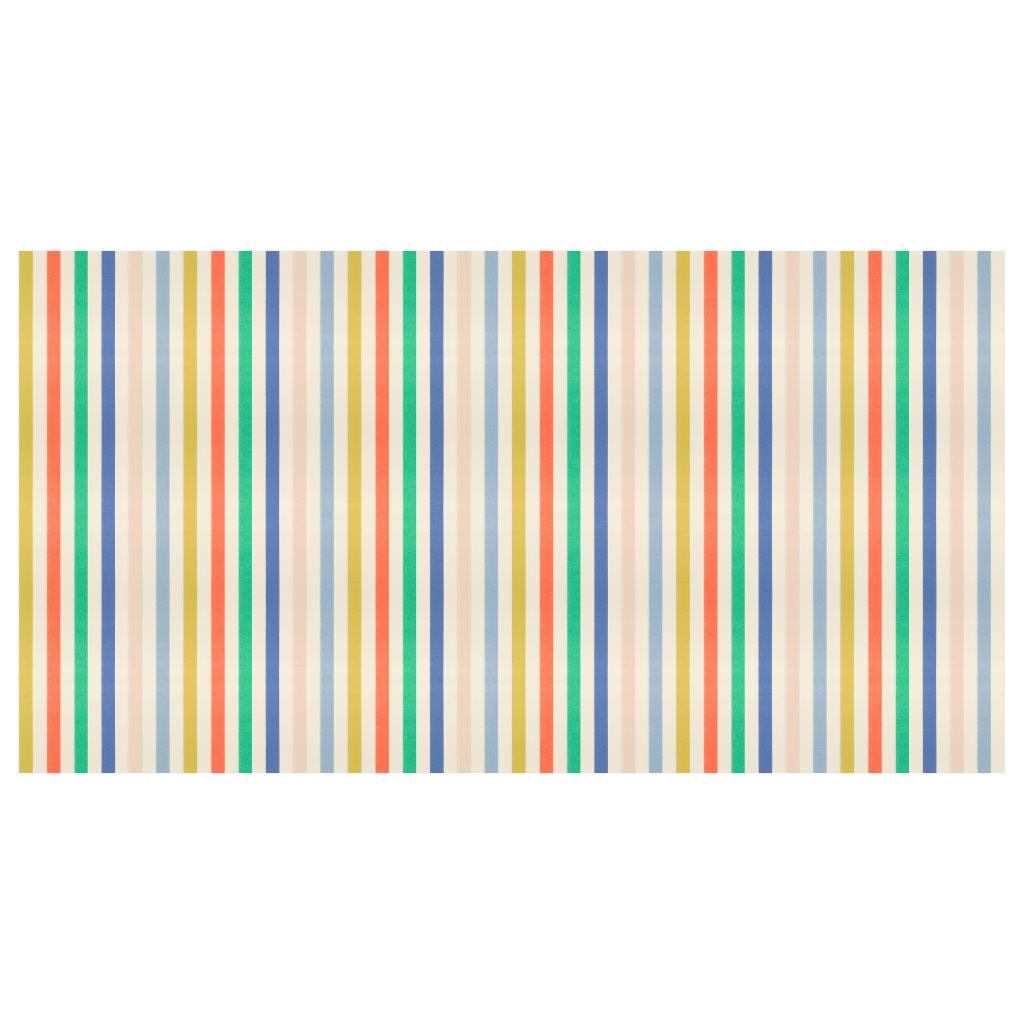 Papiertischdecke Bunt gestreift