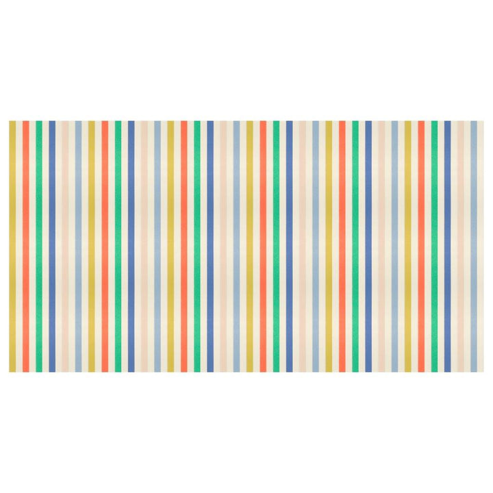 Papiertischdecke Bunt gestreift
