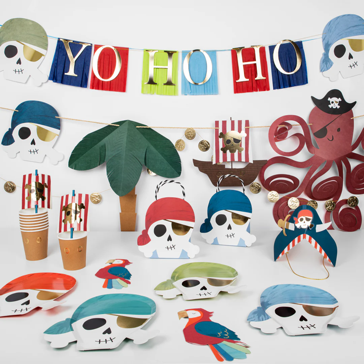 Pirate Gold Partybox (8 Personen)