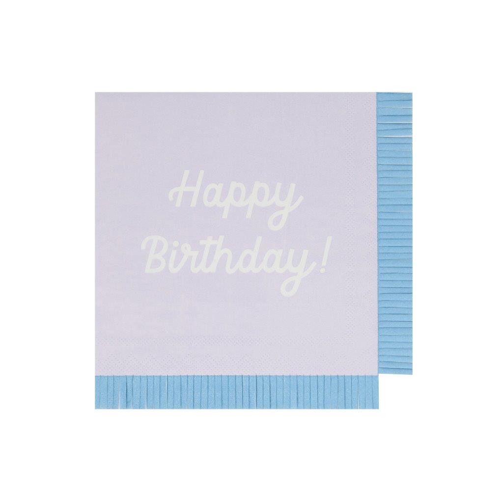 Mixed Happy Birthday Servietten gross