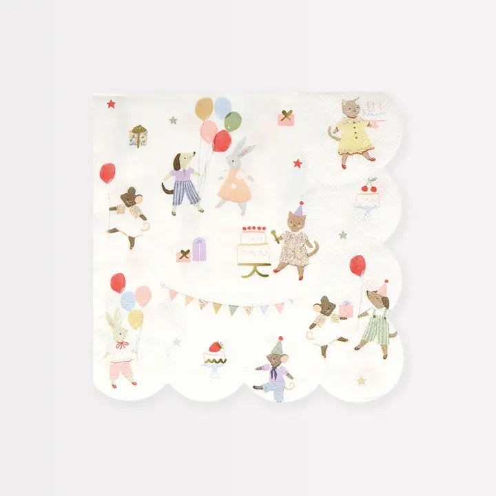 Amscan Jungle Friends Partybeutel - 8 Bunte Tüten Für Kindergeburtstage