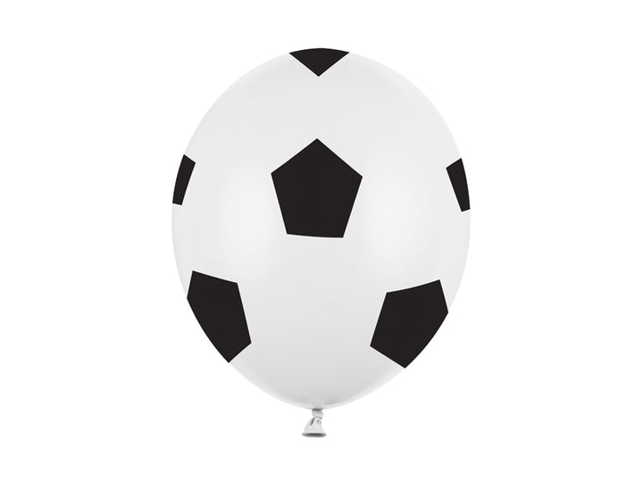 Fussball Luftballons (schwarz-weiß)