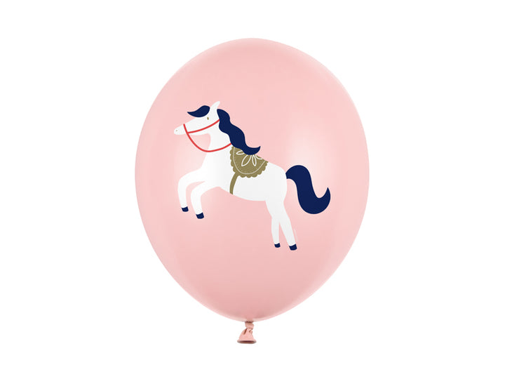 Pferde Luftballons rosa