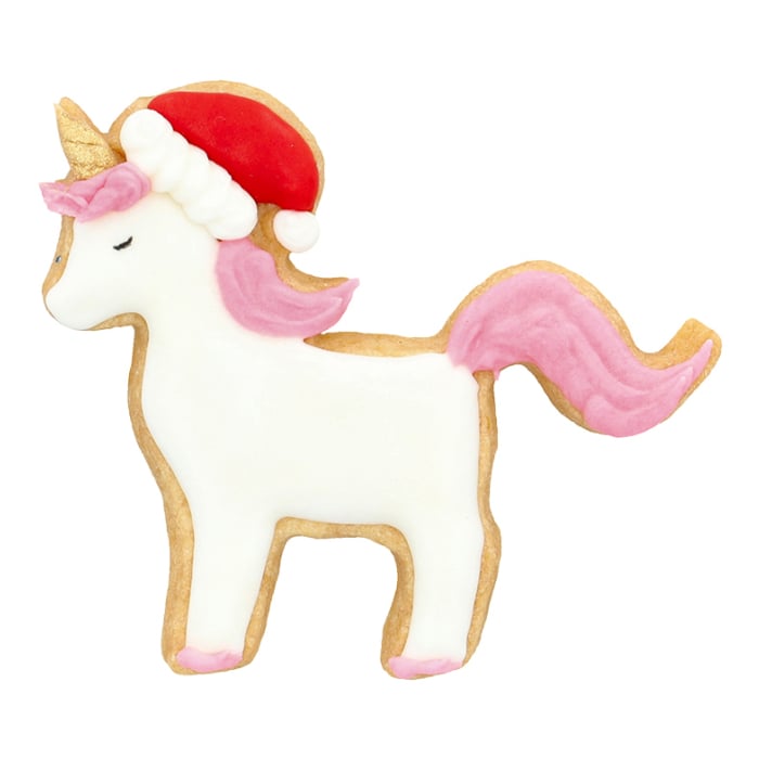 Ausstechform Weihnachtseinhorn