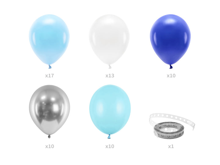 Ballongirlande blau