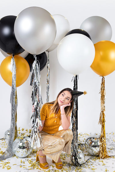 Jumbo Ballon Silber