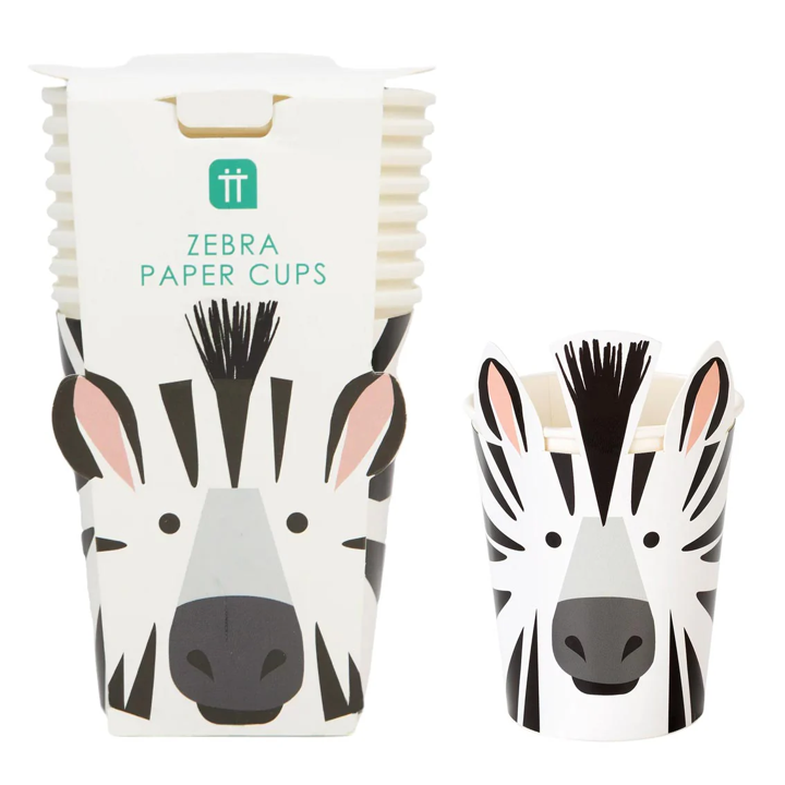 Zebra Pappbecher