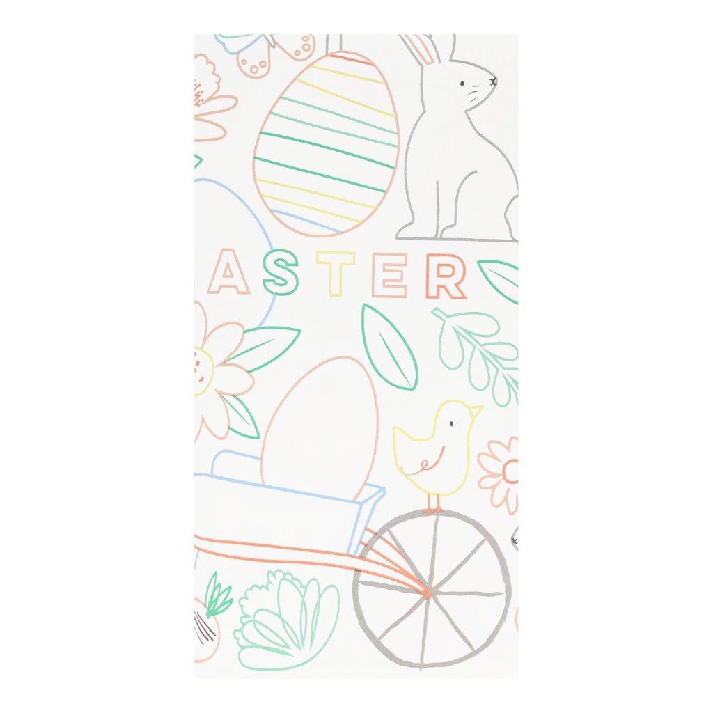 Papiertischdecke Activity Ostern