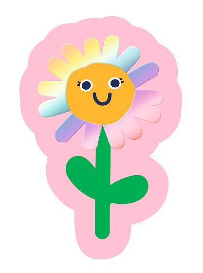 Frühlingsfreunde- Sticker auf Rolle