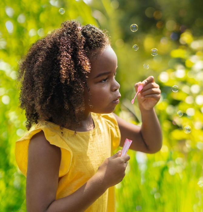 Seifenblasen Hasenspaß
