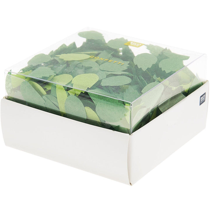 Konfetti grüne Blätter