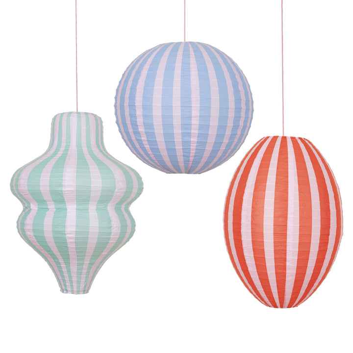 Mint/Blau/Rot Lampions