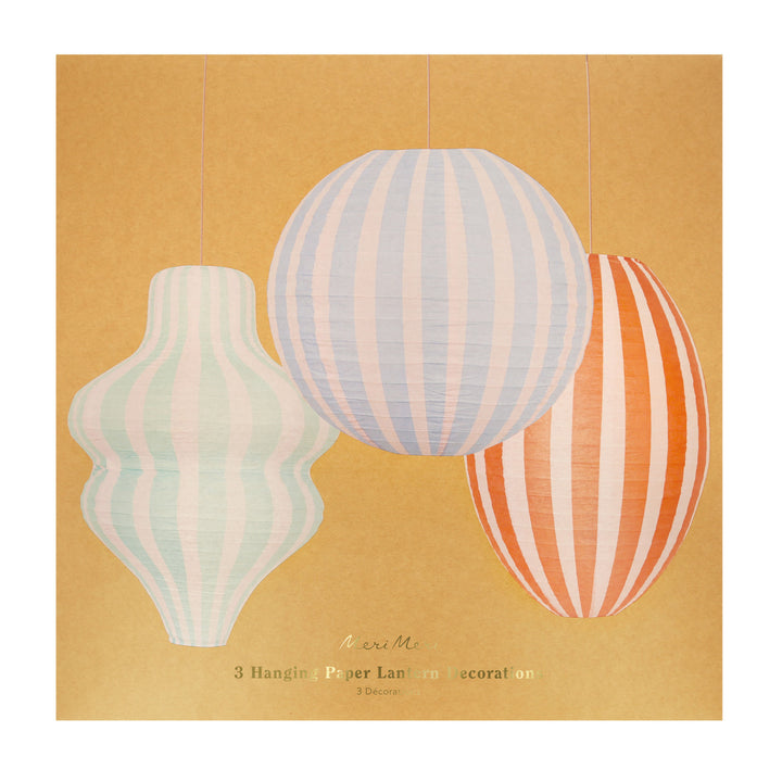 Mint/Blau/Rot Lampions