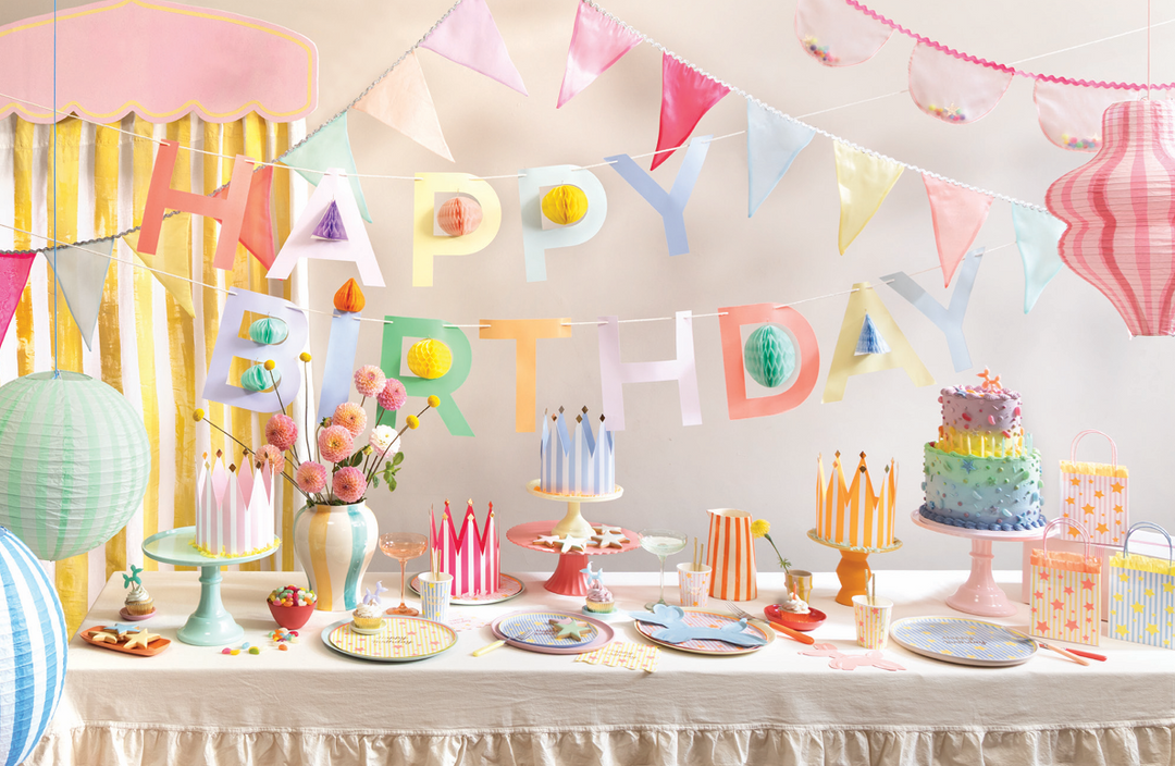 Bright Star Happy Birthday Pappbecher