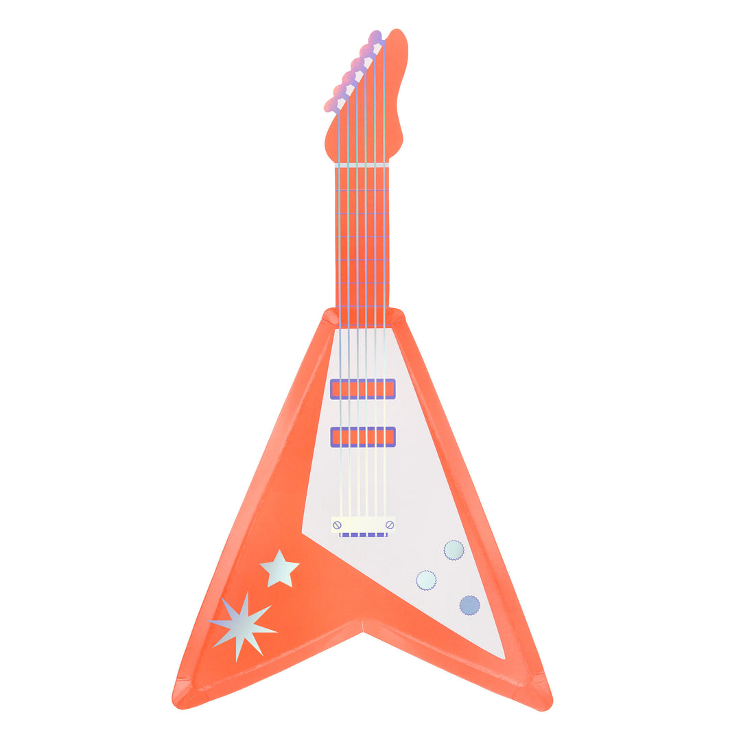 E-Gitarre Pappteller