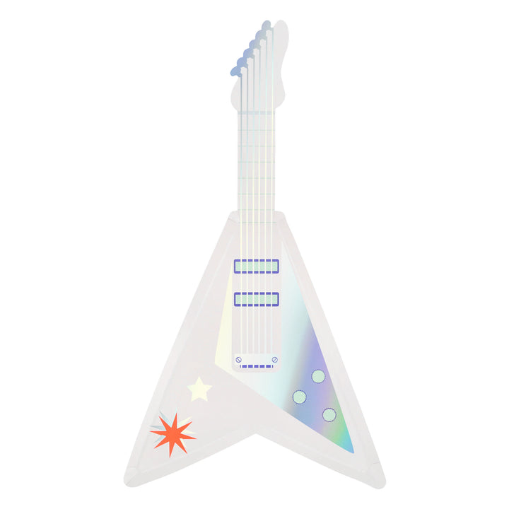 E-Gitarre Pappteller