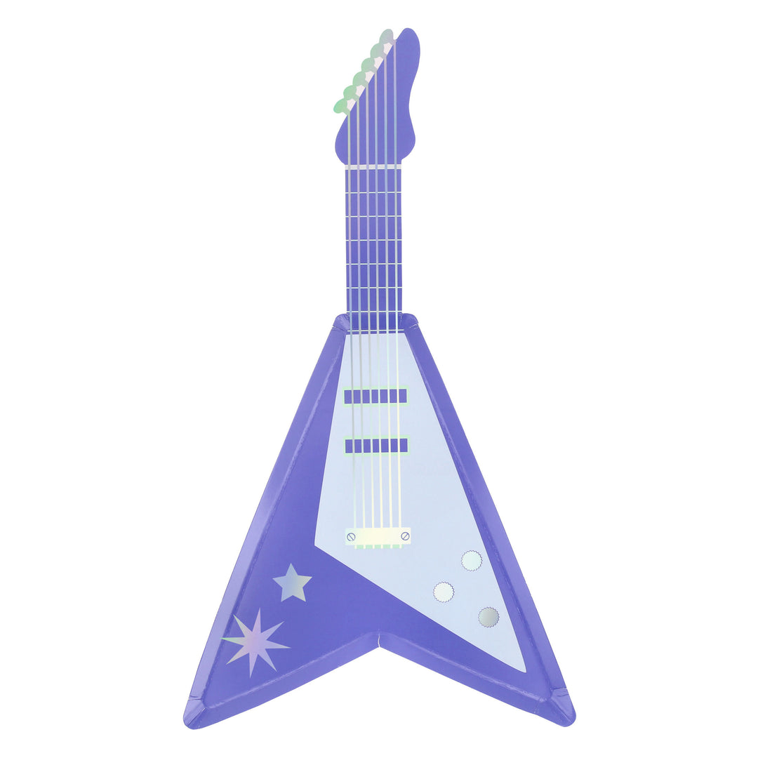 E-Gitarre Pappteller