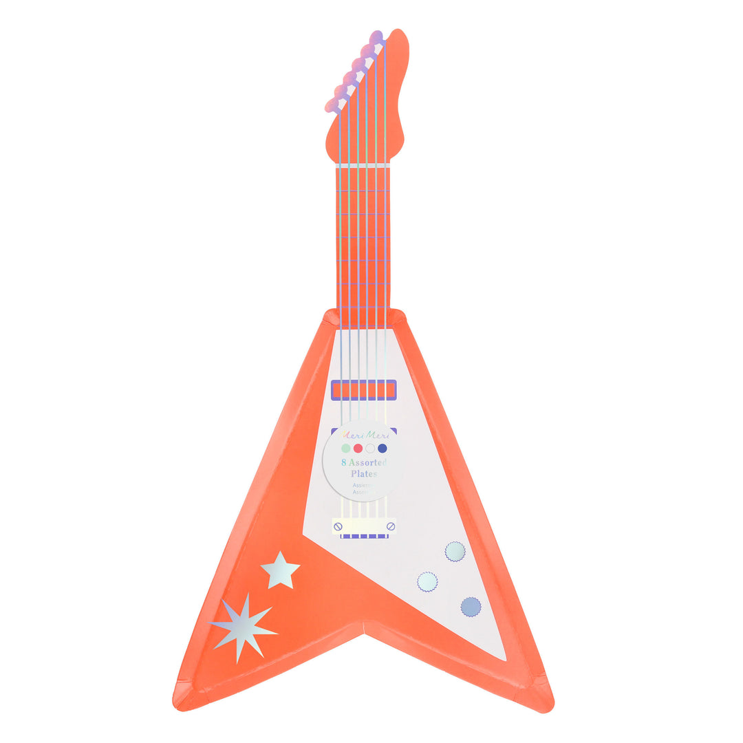 E-Gitarre Pappteller