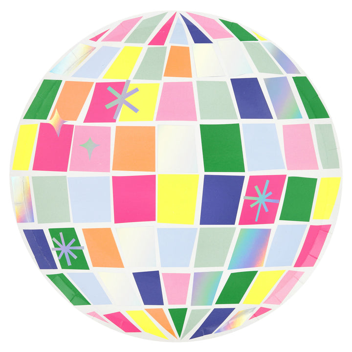 Disco Kugel Pappteller