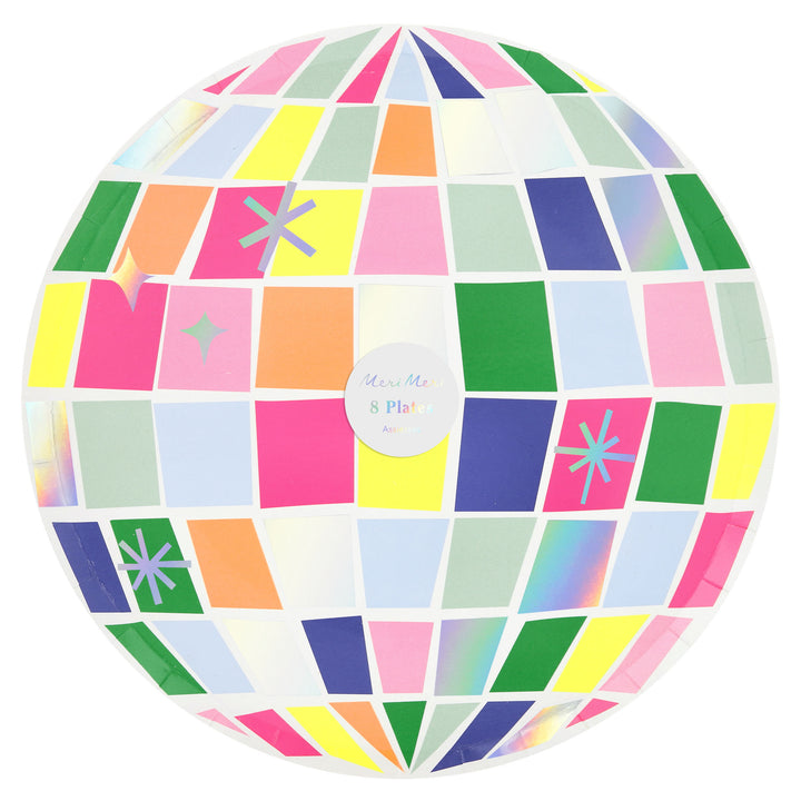 Disco Kugel Pappteller