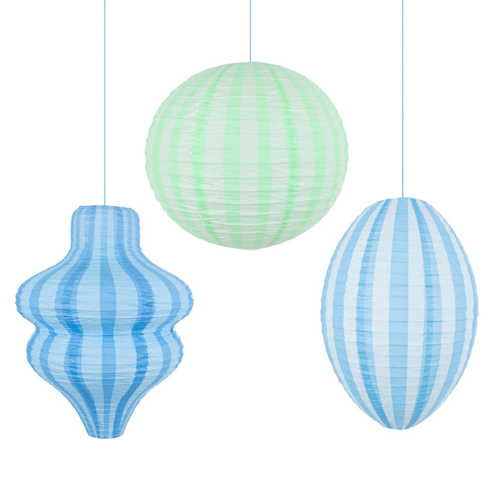 Blaue Lampions