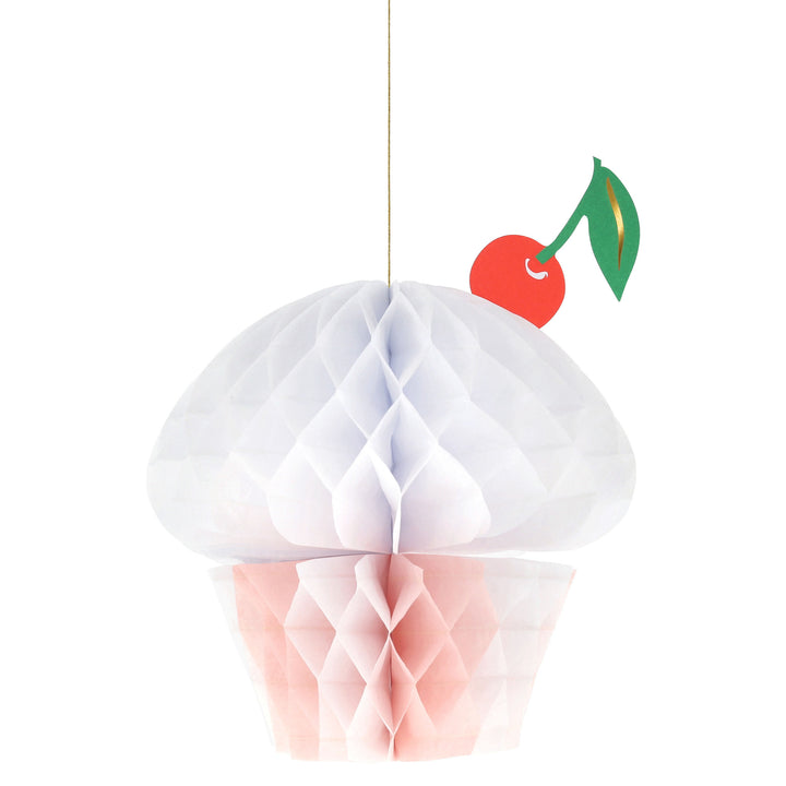 Cupcake Wabenballhängedeko