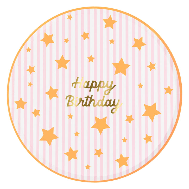 Bright Star Happy Birthday Pappteller gross