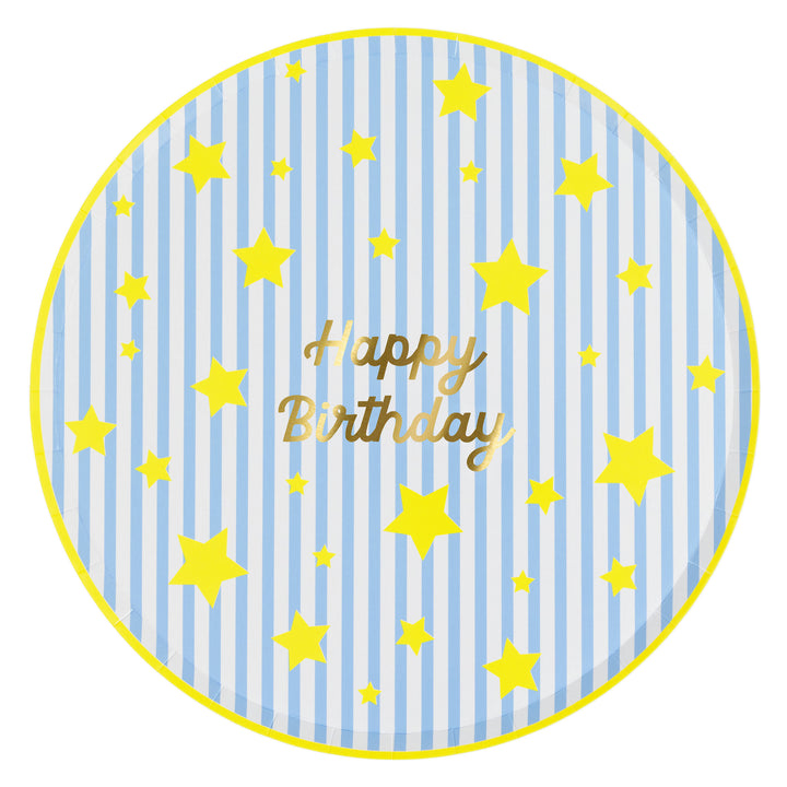 Bright Star Happy Birthday Pappteller gross