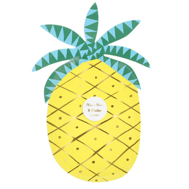 Ananas Pappteller