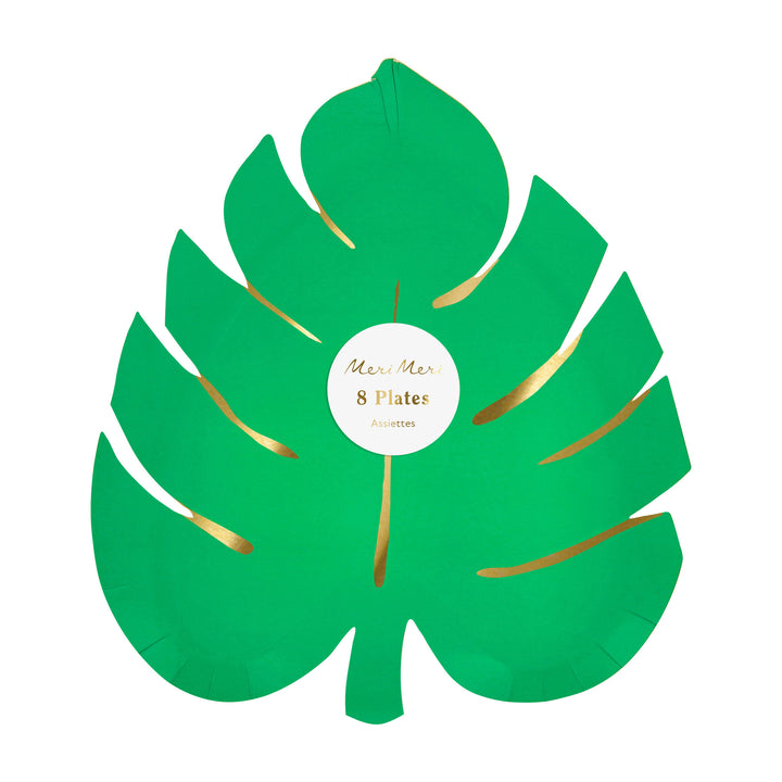 Tropical Leaf Pappteller