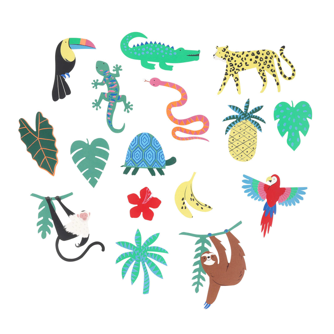 Jungle Jamboree Sticker in Geschenkbox
