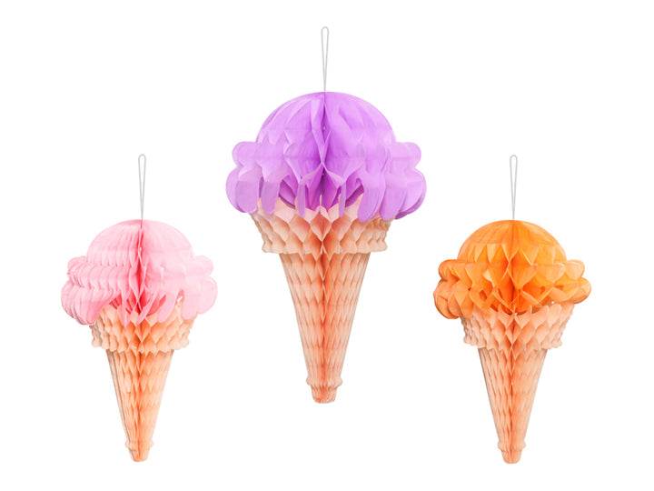 Eiscreme Wabenbälle