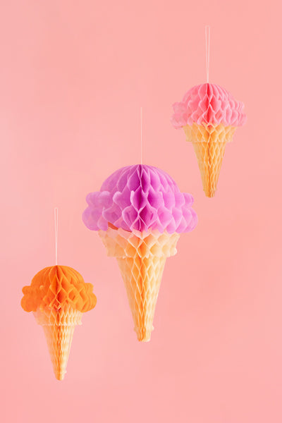 Eiscreme Wabenbälle