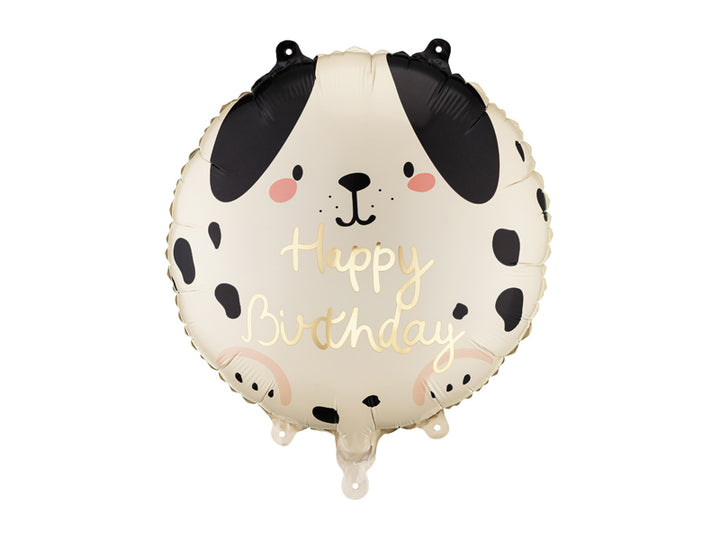 Hund Happy Birthday Folienballon