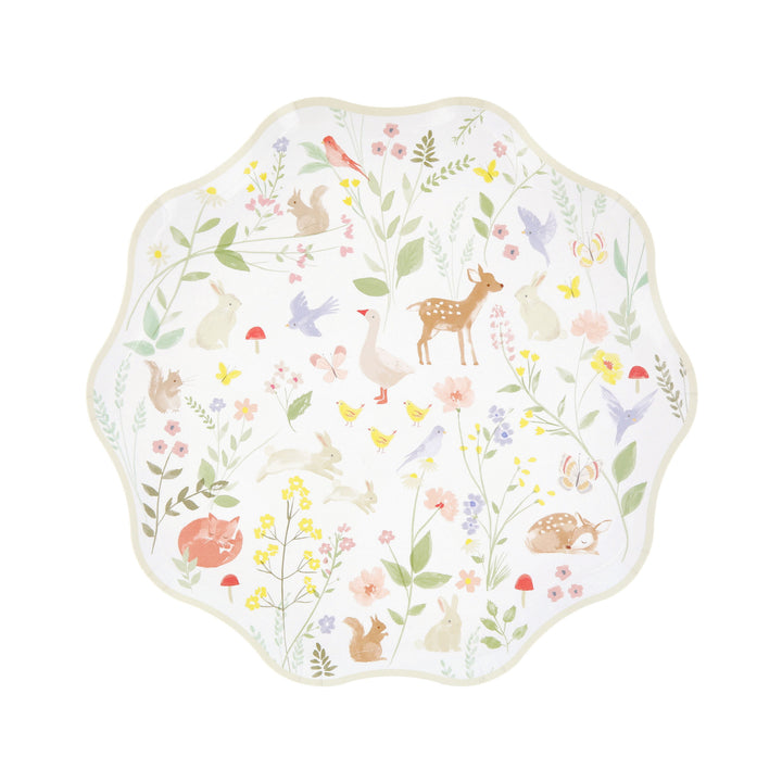 Tierkinder Pappteller klein