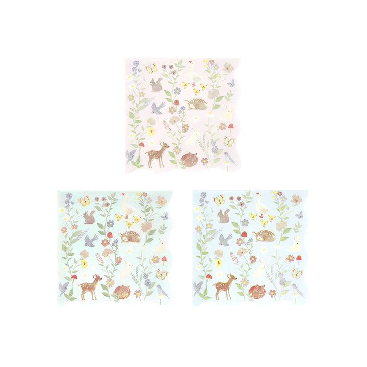 Tierkinder Servietten klein