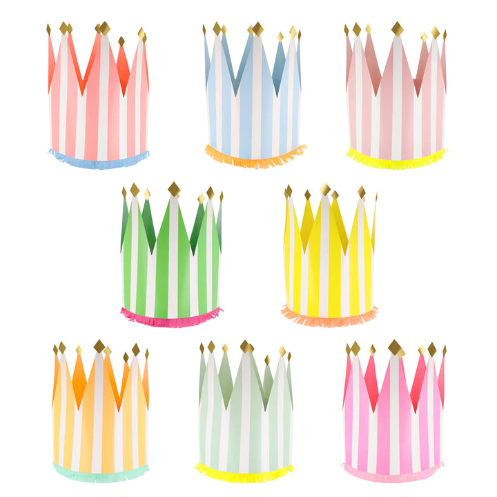 Bunte Partykronen