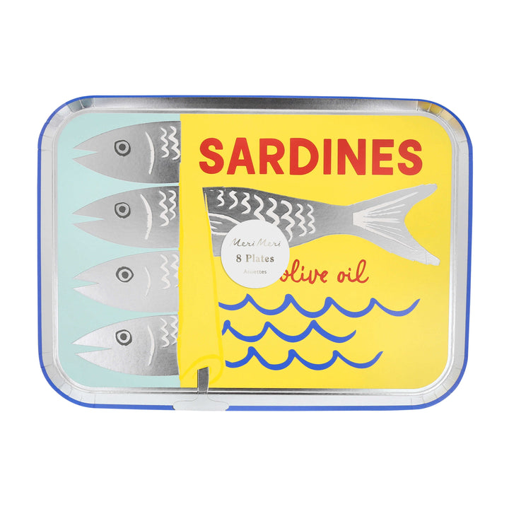 Sardinendose Pappteller